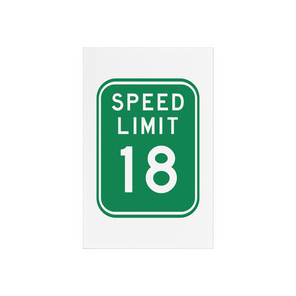 The 18 Desk Sign