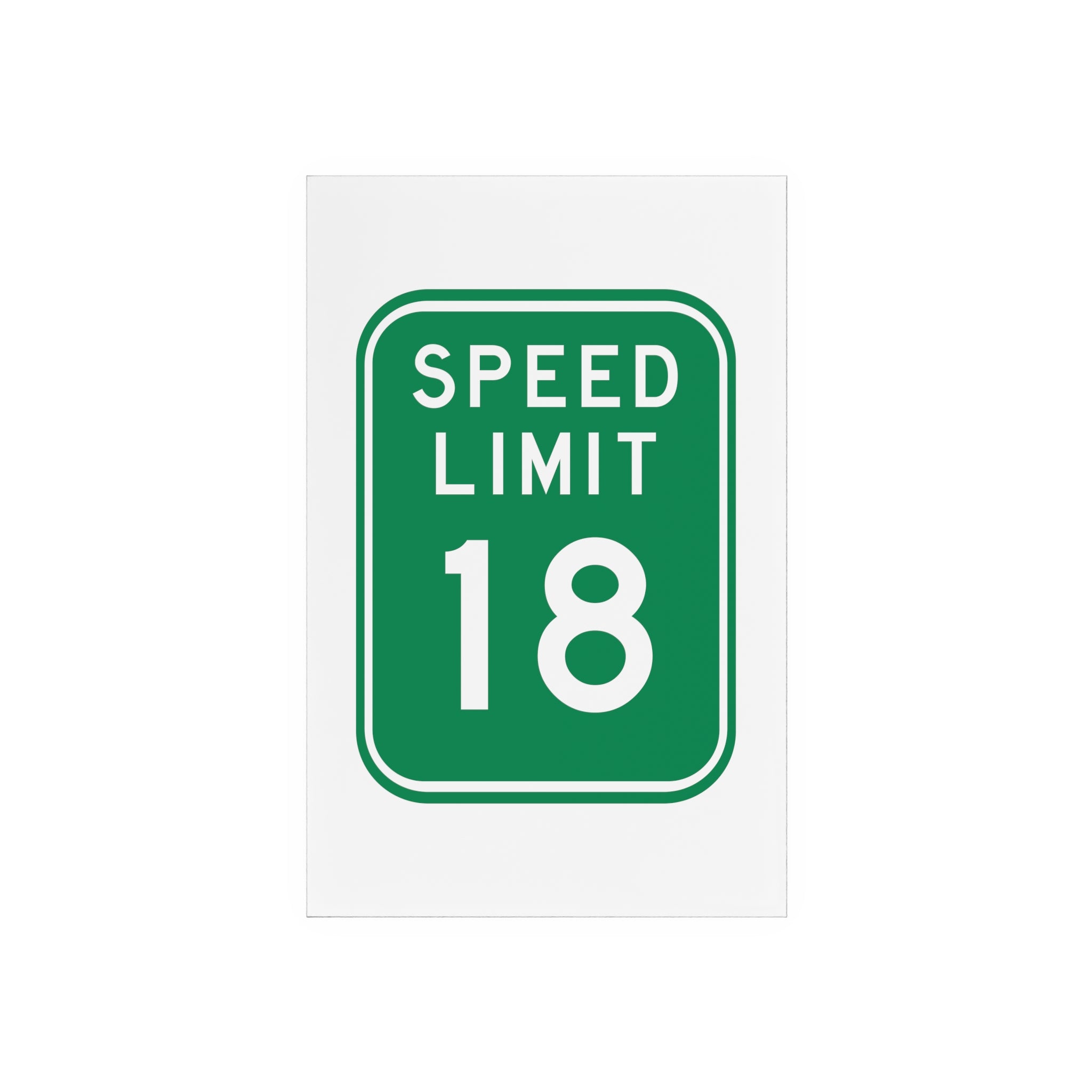 The 18 Desk Sign