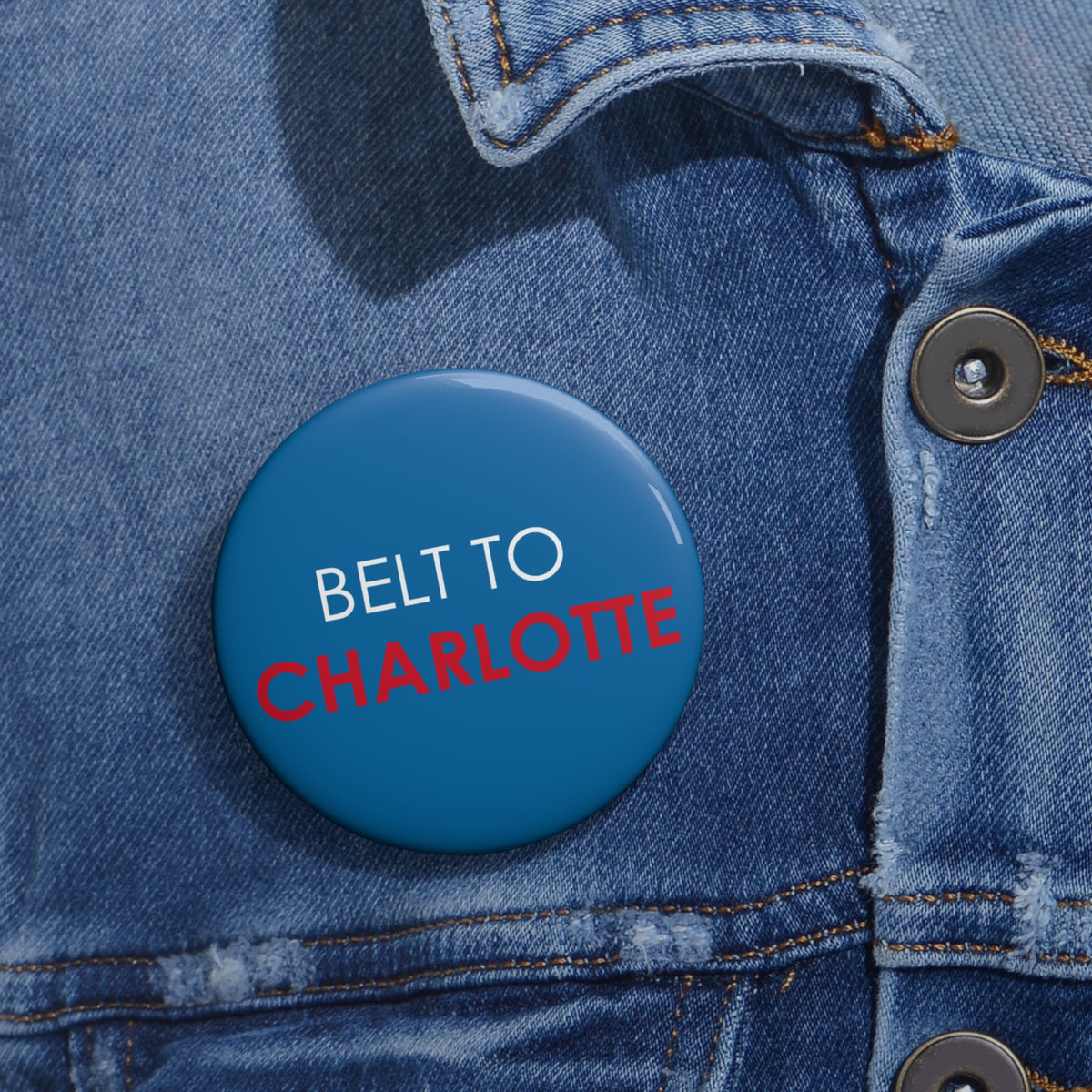 Belt to Charlotte Button Pin