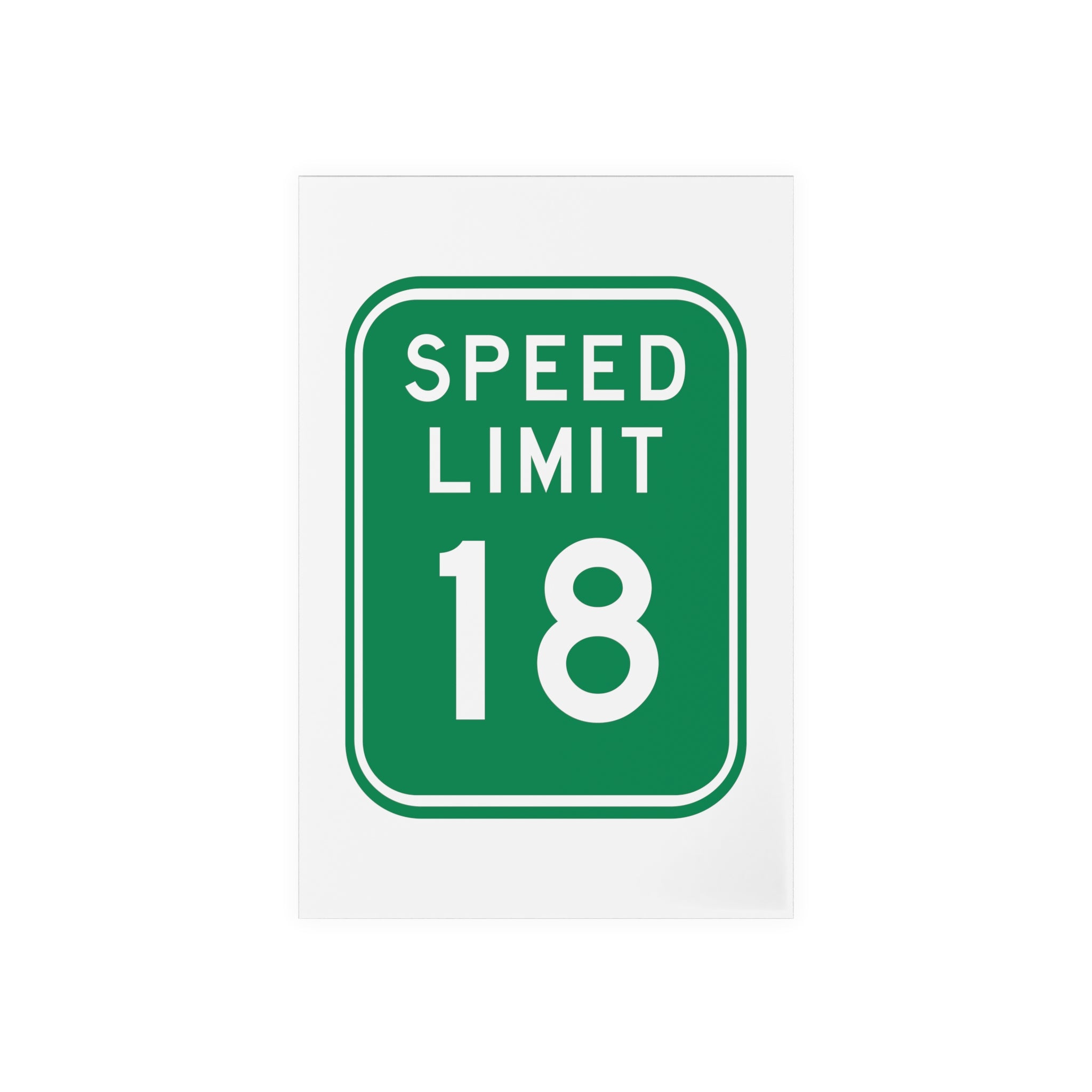 The 18 Desk Sign